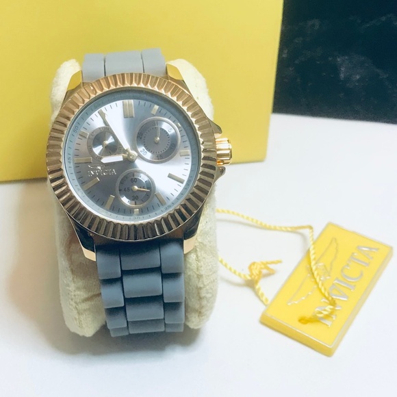 Invicta Gold and Gray Women's Watch - Picture 2 of 10